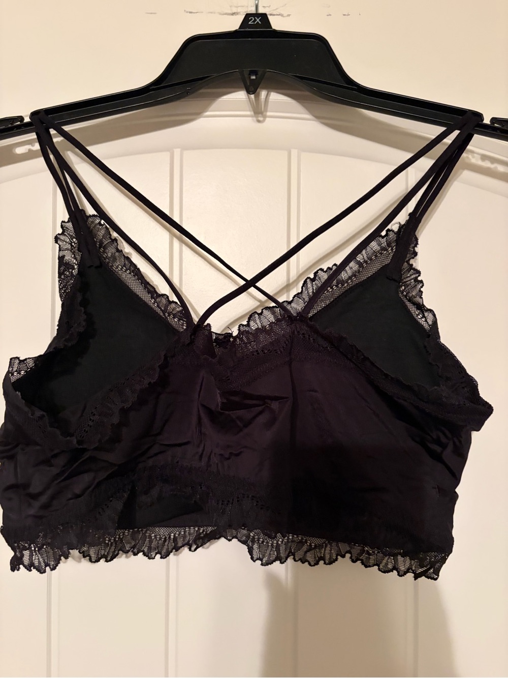 JadyK Black Lacy Bralette - Comfortable Women's Bra - Picture 3 of 3